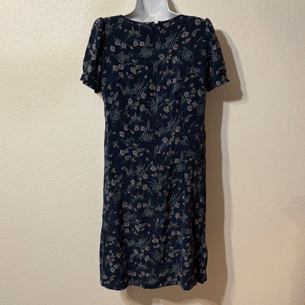 Vintage Silk Shift Dress Medium - Picture 5 of 5